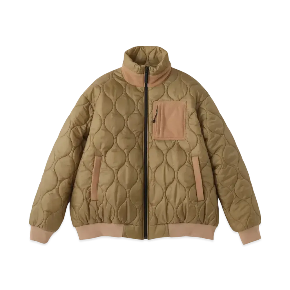 S.F.C Quilted Puff Jacket "Khaki/Beige"
