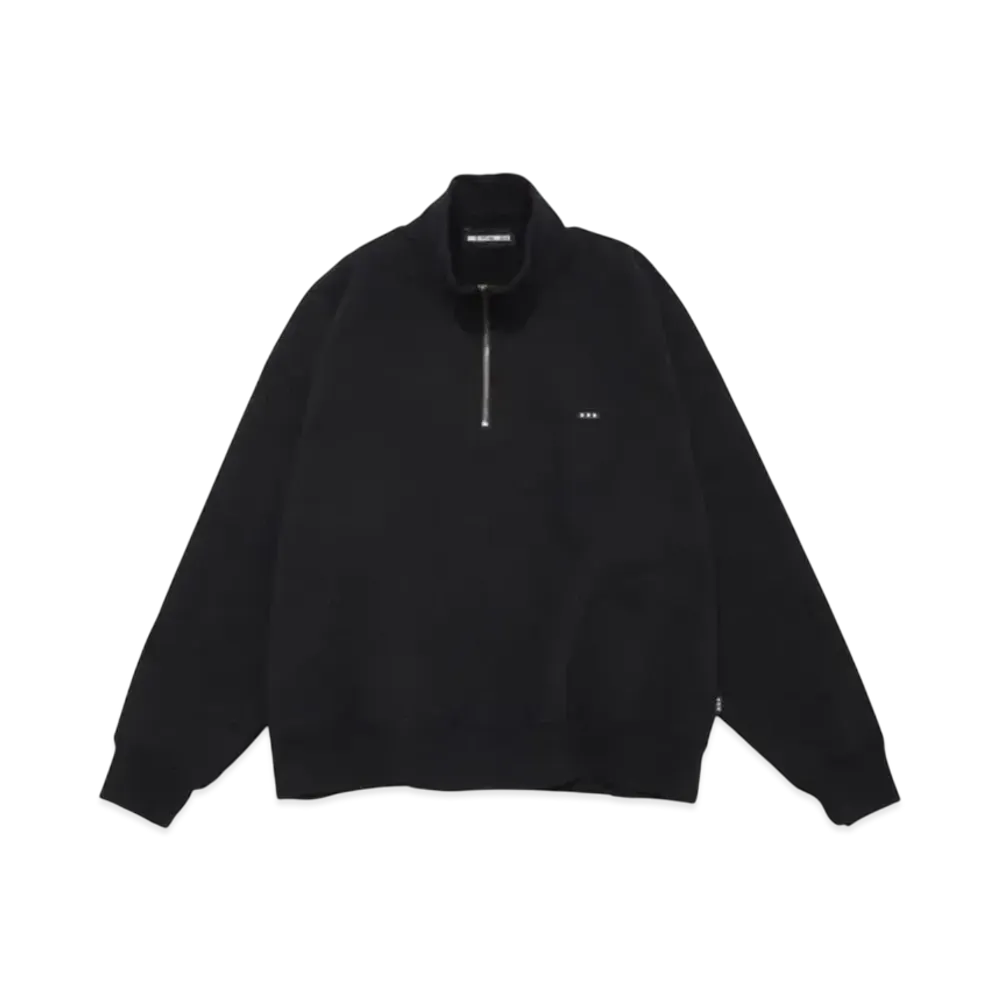 GOD SELECTION XXX Women's Half Zip Crew GXL-A25-CS-01 "Black"