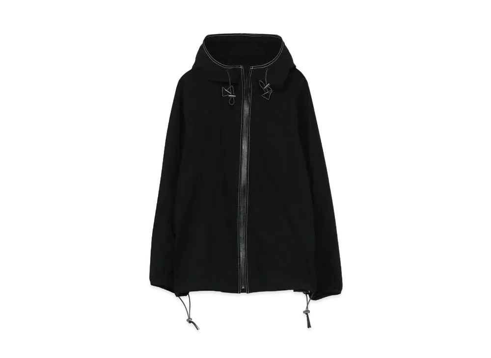 Yohji Yamamoto Y's HIGH-TECH PE/NY HOOD BLOUSON "Black"