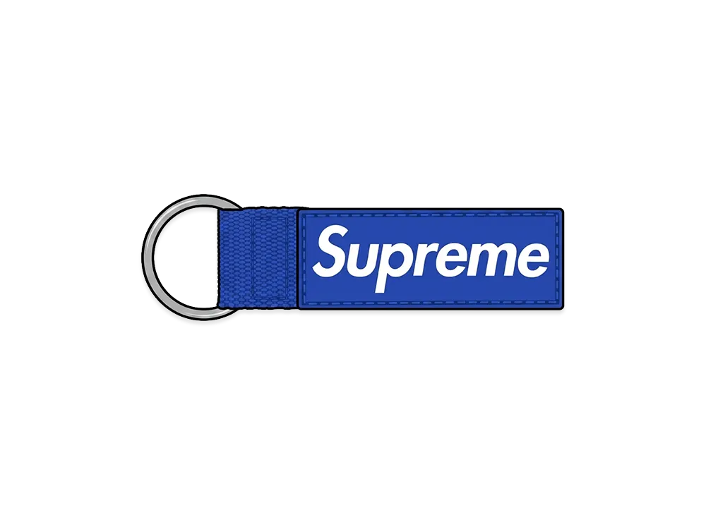 Supreme Webbing Keychain "Royal"