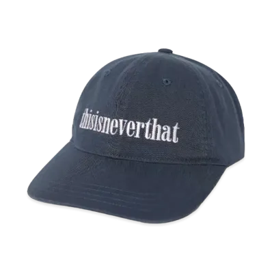 thisisneverthat Double Stitch Onyx Cap "Navy"