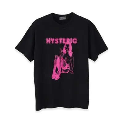 HYSTERIC GLAMOUR Smoking Dot Girl T-Shirt "Black"