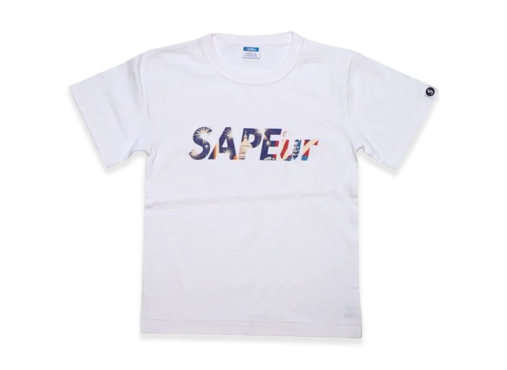 SAPEur Kids Independence Day Logo Tee S/S Tee "White"