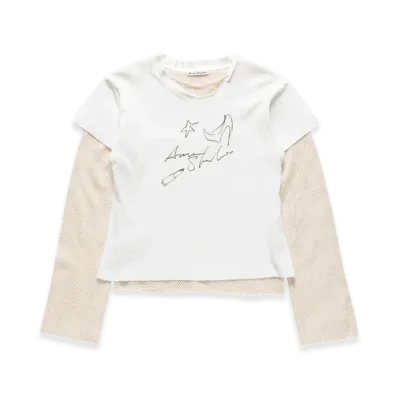 Acne Studios Women's Long Sleeve T-Shirt "White"