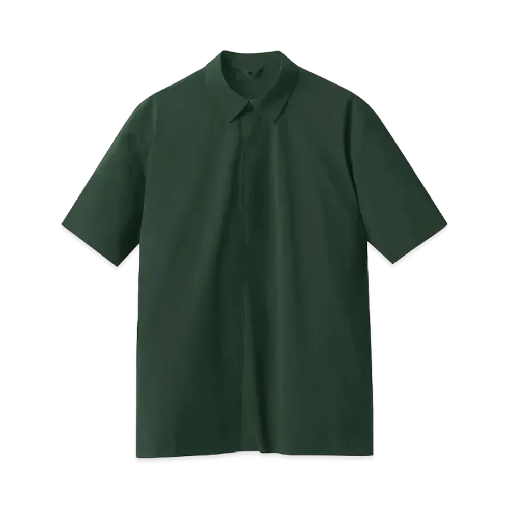 DESCENTE ALLTERRAIN Untrimmed Seamless H/S Shirts "Darkish Green"