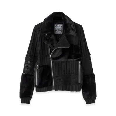 HYSTERIC GLAMOUR Scratch Riders Jacket "Black"