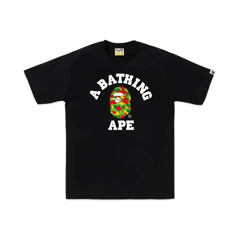 A BATHING APE STA Camo College Tee BAPEC Special Preorder "Black"