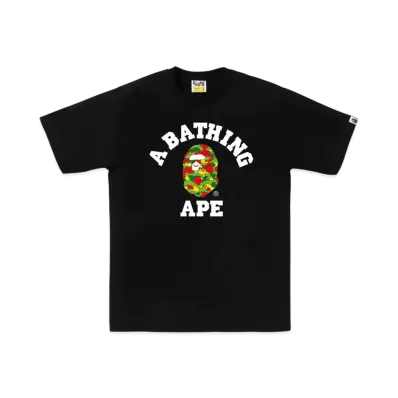 A BATHING APE STA Camo College Tee BAPEC Special Preorder "Black"