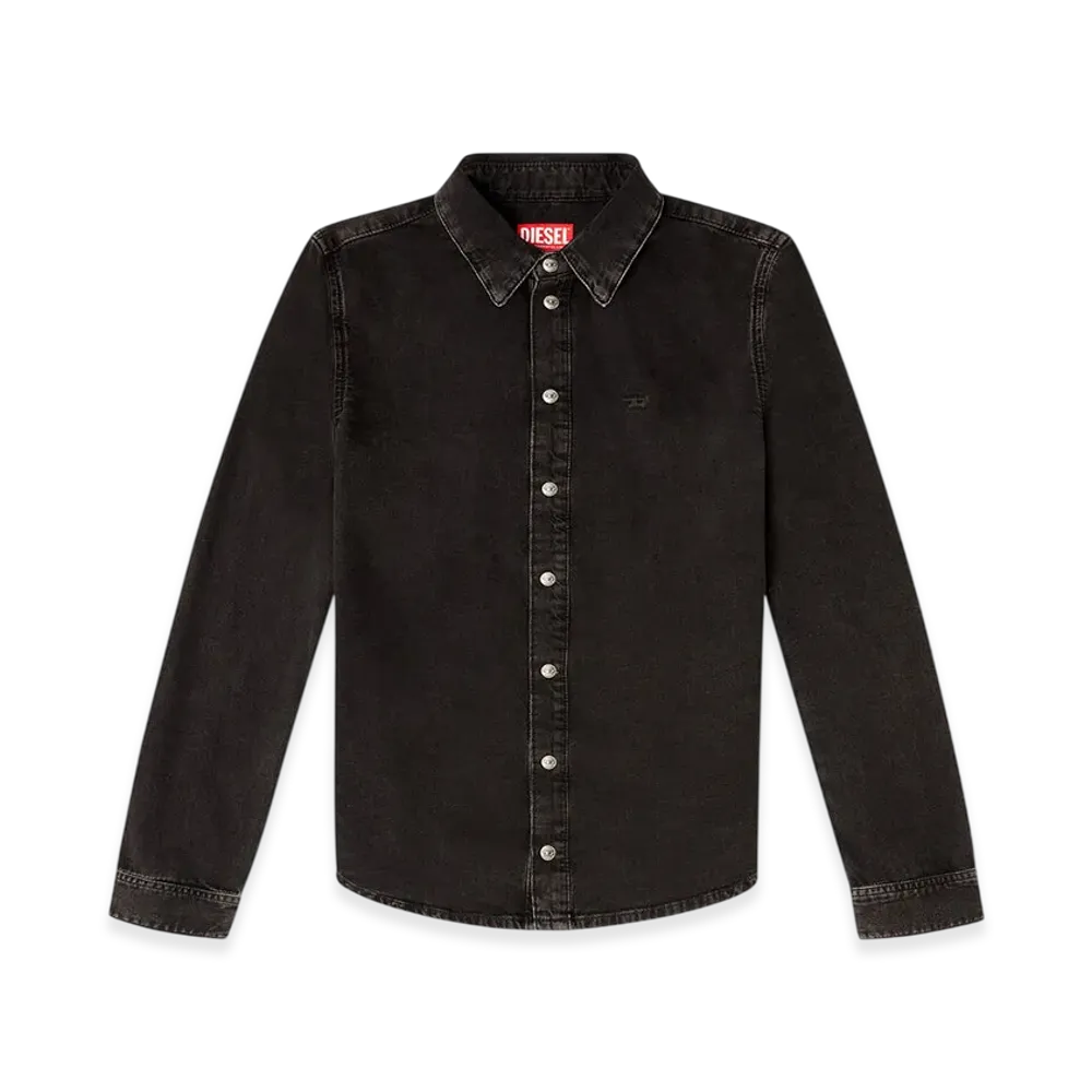 Diesel De-Eazy Denim Shirt With Contrasting Stitching "Black"