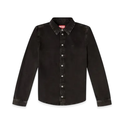 Diesel De-Eazy Denim Shirt With Contrasting Stitching "Black"