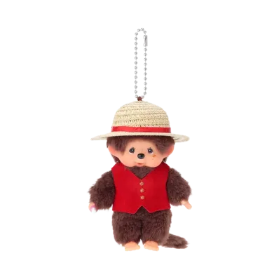 Sekiguchi Monchhichi x NETFLIX ONE PIECE Season 2 Luffy Monchhichi Keychain