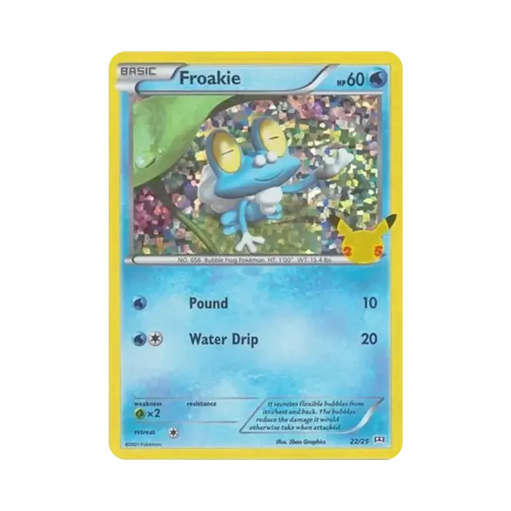 Froakie :Holo [22/25](Sword & Shield "McDonald's 25th Anniversary")