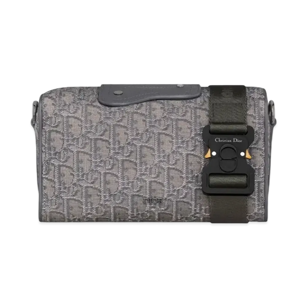 Dior Lingot 22 Bag Dior Oblique Jacquard "Ruthenium"