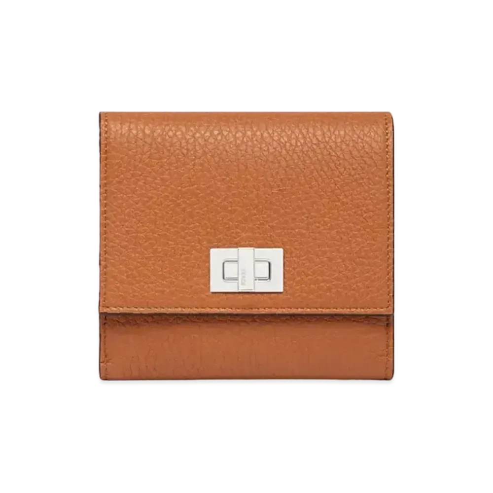 FENDI Leather Wallet "Brown"