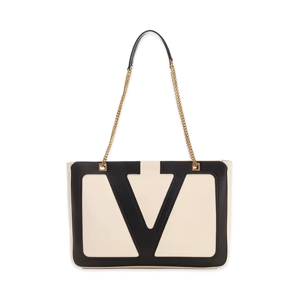 Valentino Women's Medium "Viva Superstar" Shopping Bag "White"