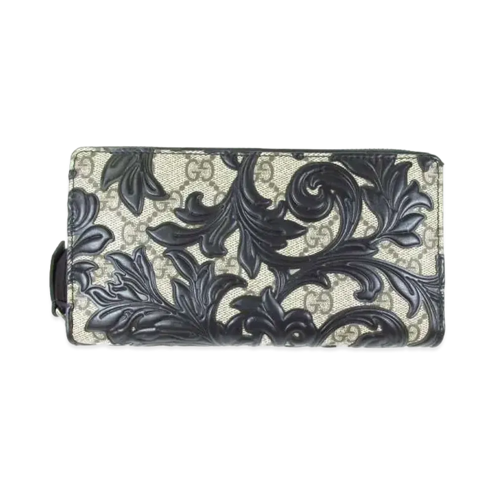 GUCCI Round Zip Wallet Arabesque