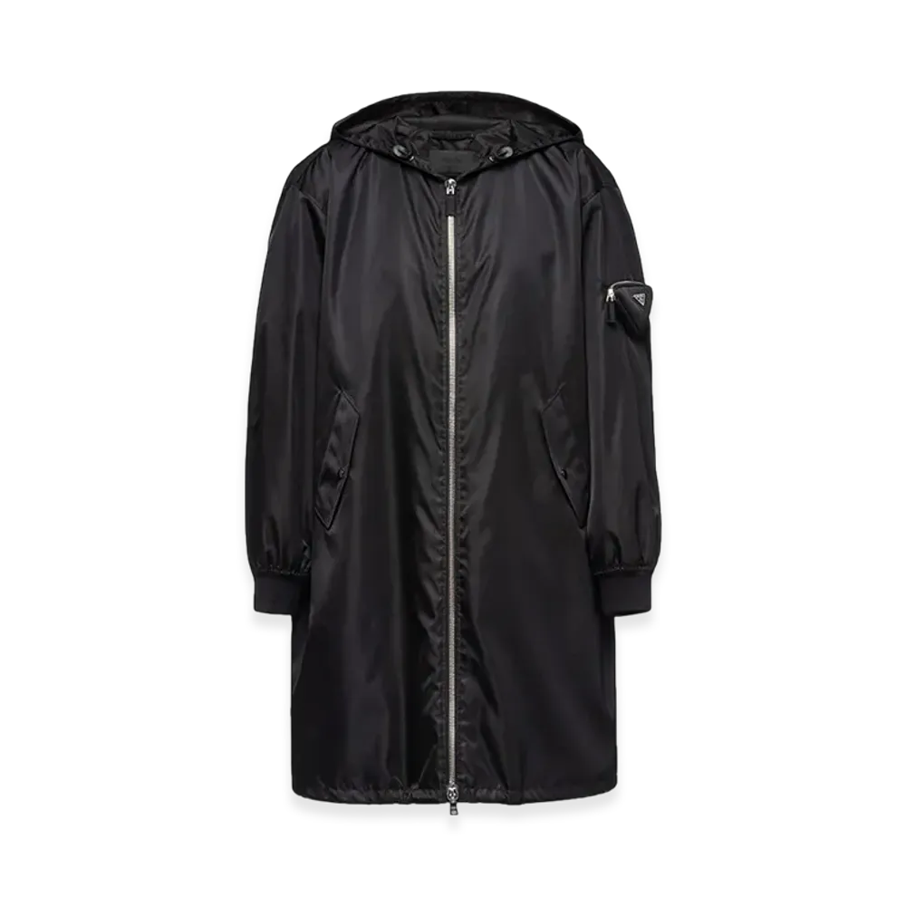 PRADA Re-Nylon Raincoat "Black"