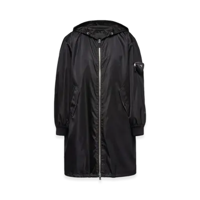 PRADA Re-Nylon Raincoat "Black"