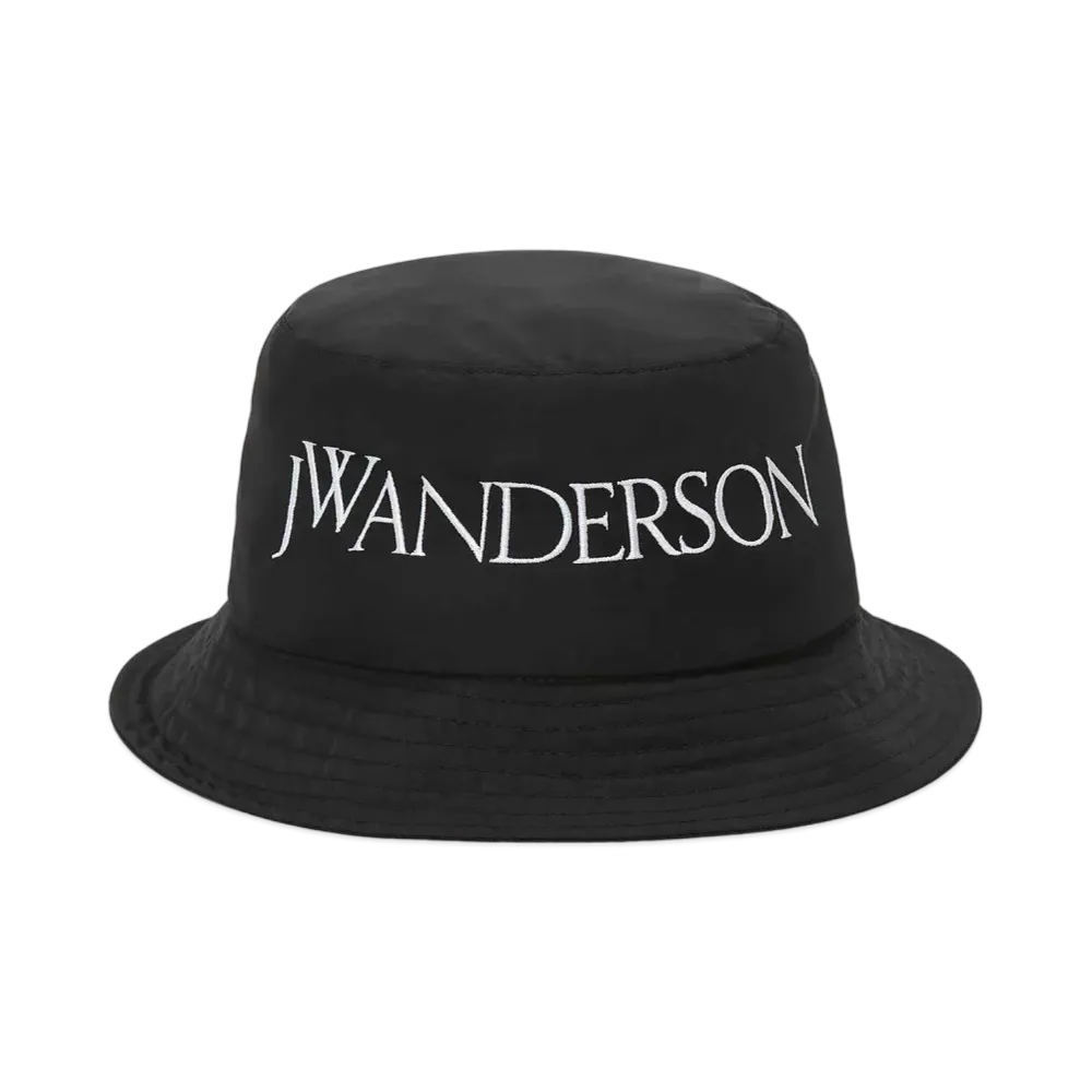 JW ANDERSON Logo-Embroidered Bucket Hat "Black"