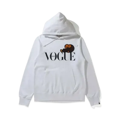 A BATHING APE VOGUE BABY MILO PULLOVER HOODIE UNISEX "White"