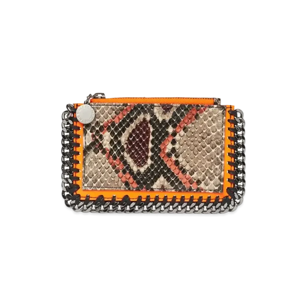 STELLA McCARTNEY Farabela Card Holder "Bright Orange"