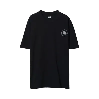 RATS CIRCLE POCKET TEE BACK PRINT "BLACK"