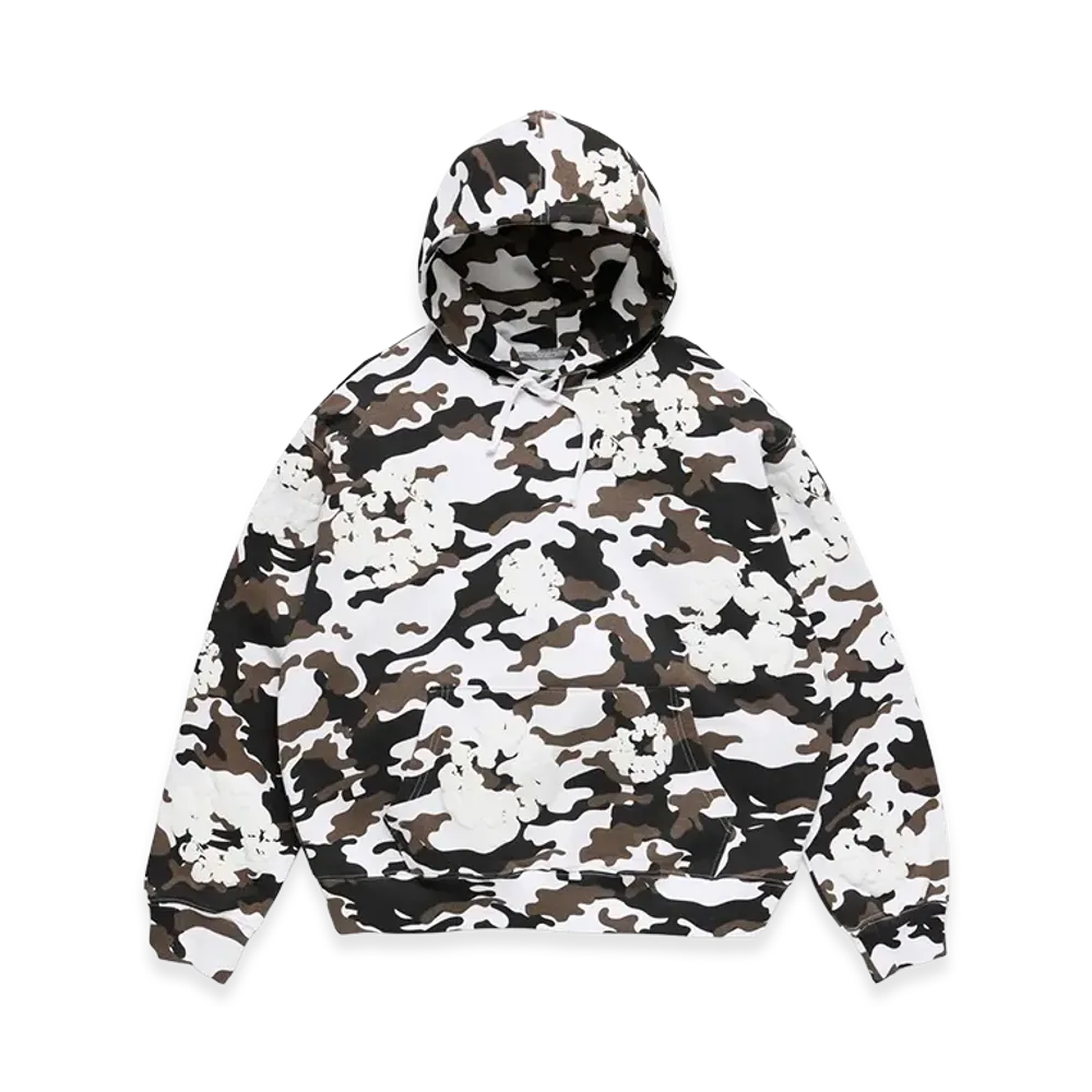 DENIM TEARS Cotton Wreath Hoodie "Snow Camo"