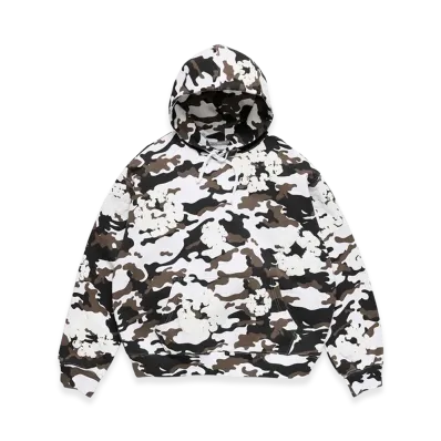 DENIM TEARS Cotton Wreath Hoodie "Snow Camo"