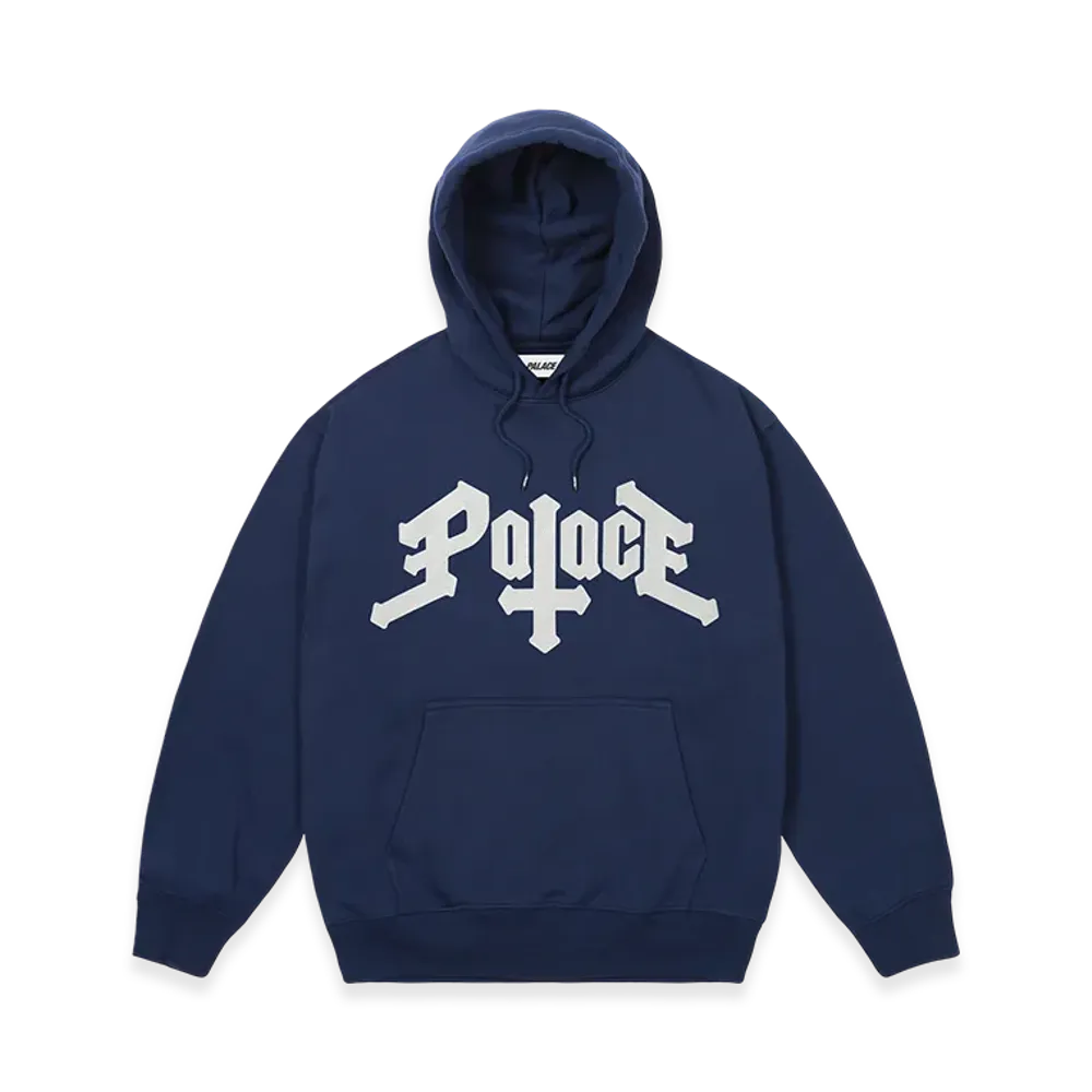 PALACE Cross Hood "Navy"