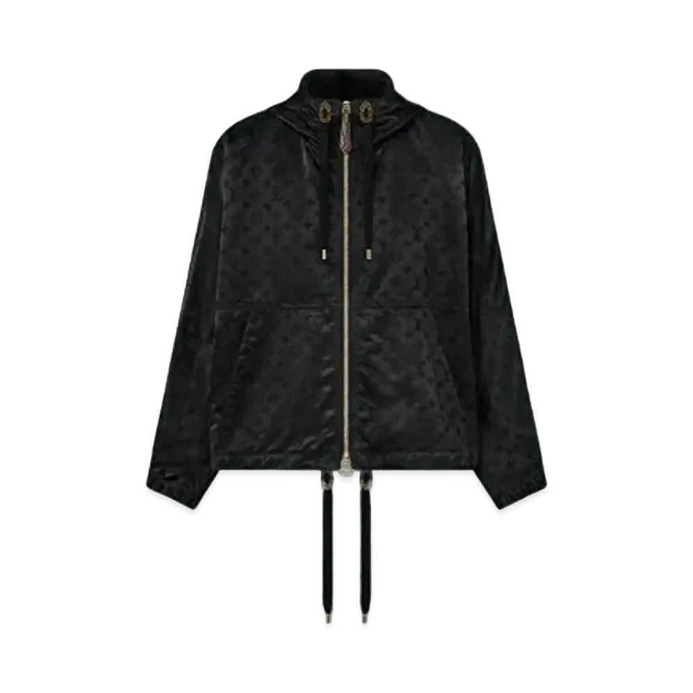 Louis Vuitton Shiny Monogram Short Parka "Noir"