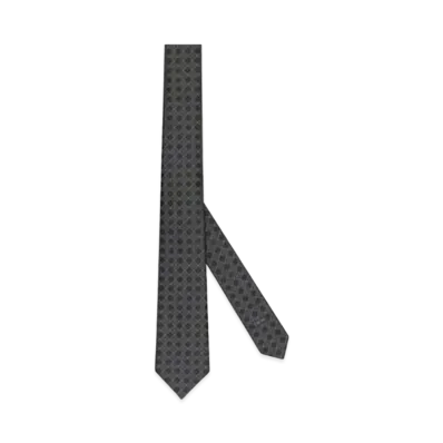 Dior Cannage Tie Silk "Black/Blue/Pink"