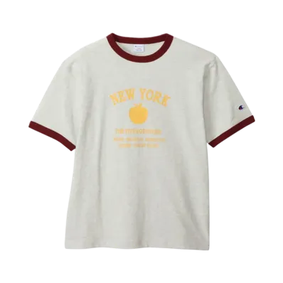 Champion Short Sleeve Ringer T-Shirt 25SS "Heather Grey"
