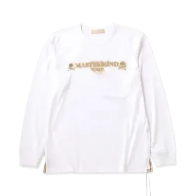 mastermind WORLD Sand Logo LS Tee "White"