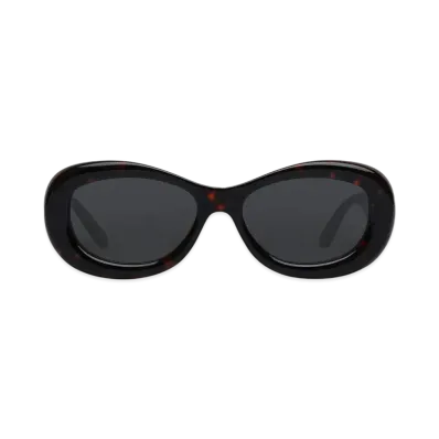 Courreges Rave Sunglasses "Havana/Black"