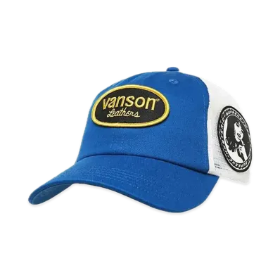 Supreme x HYSTERIC GLAMOUR Vanson Leather Mesh Back 6-Panel "Blue"