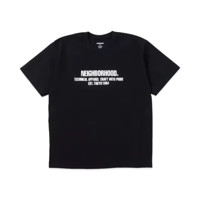 NEIGHBORHOOD NH . Tee SS-2 "Black"