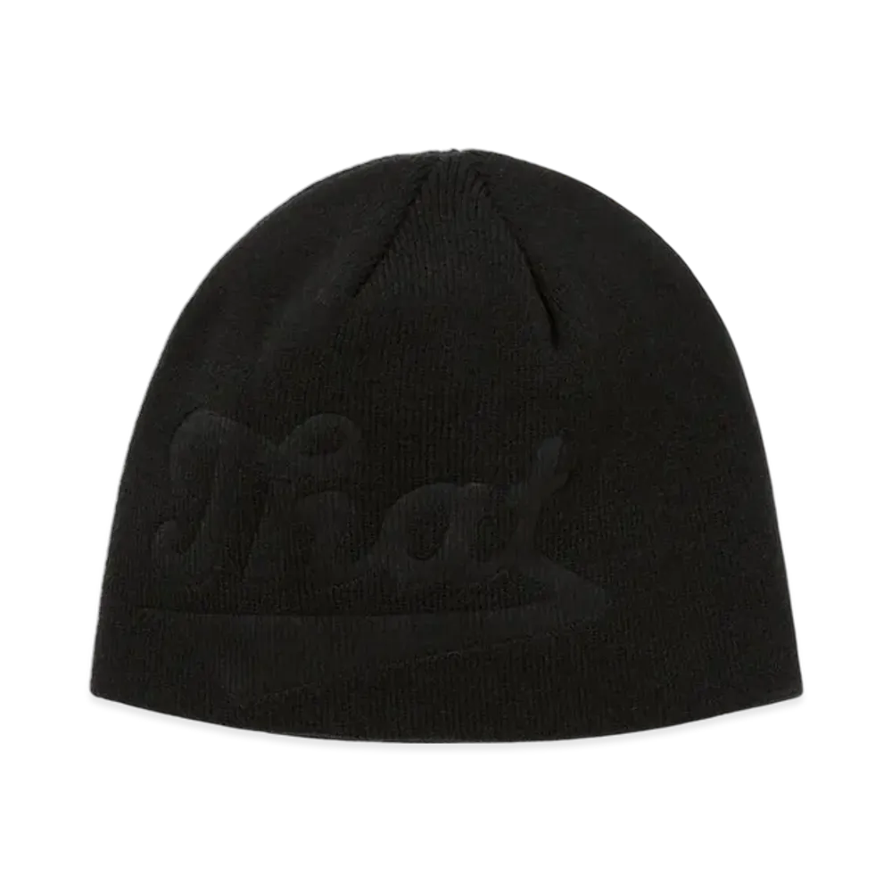 thisisneverthat Debossed That No Cuff Beanie "Black"