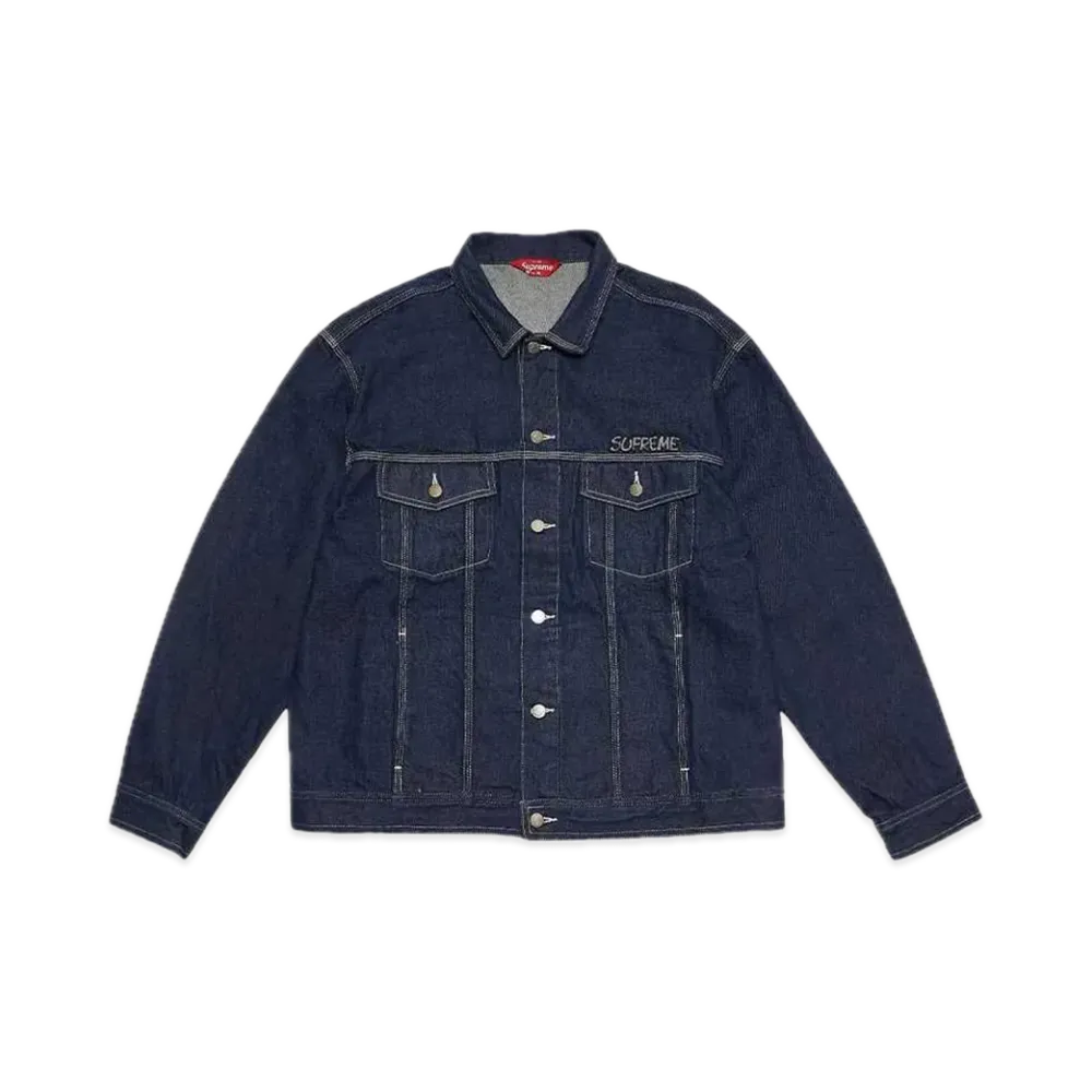 Supreme x Smurfs Denim Trucker Jacket "Blue"