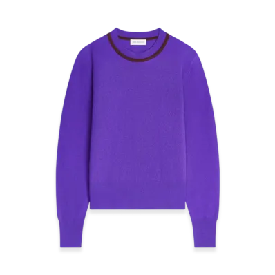 DRIES VAN NOTEN Women's Cashmere Sweater "Purple"