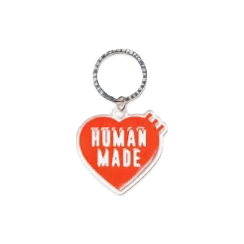 HUMAN MADE Heart Keyring "Orange"