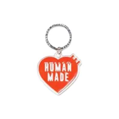 HUMAN MADE Heart Keyring "Orange"