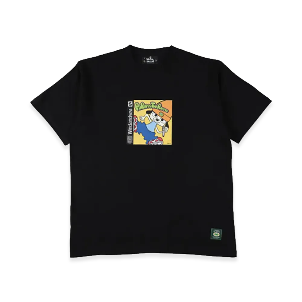 WIND AND SEA x Parappa The Rapper Parappa Cover Tee "Black"