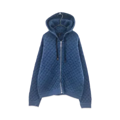 Louis Vuitton Overdye Monogram Zip Up Hoode "Blue"