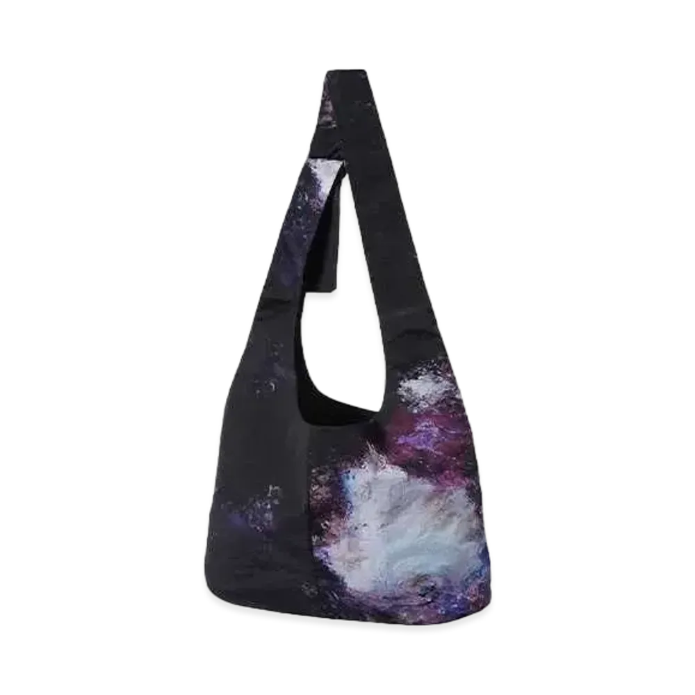 LAD MUSICIAN NYLON SHOULDER BAG WONDER LAND "BLACK PURPLE"
