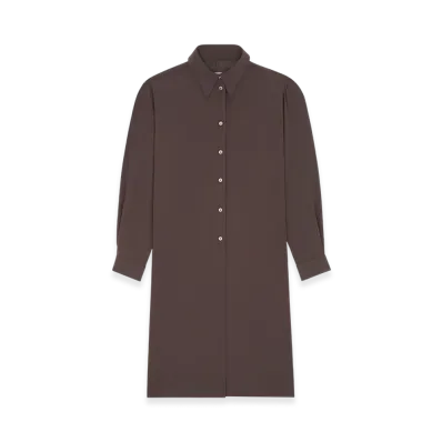 MM6 Maison Margiela Women's Dual Wear Shirt "Brown"