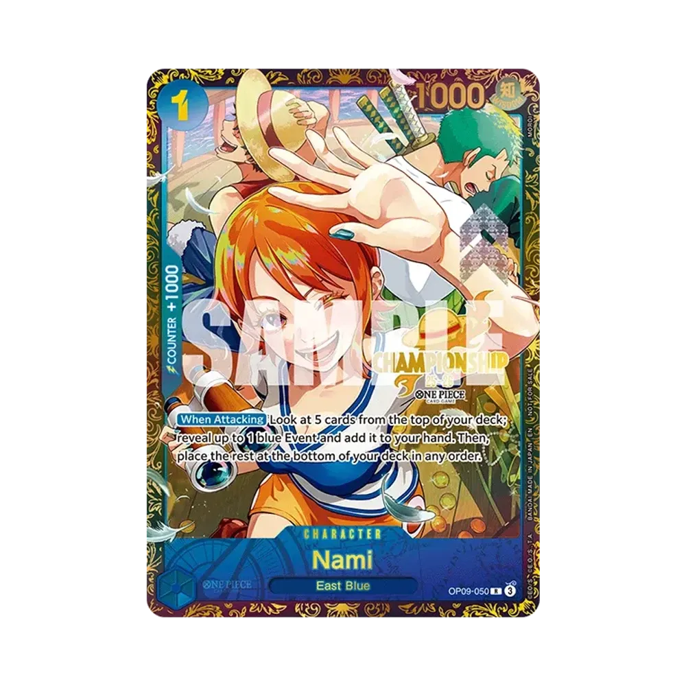 ナミ R [OP09-050]【英語版】(プロモーションカード「チャンピオンシップ 25-26 オフライン地域 シーズン1」)