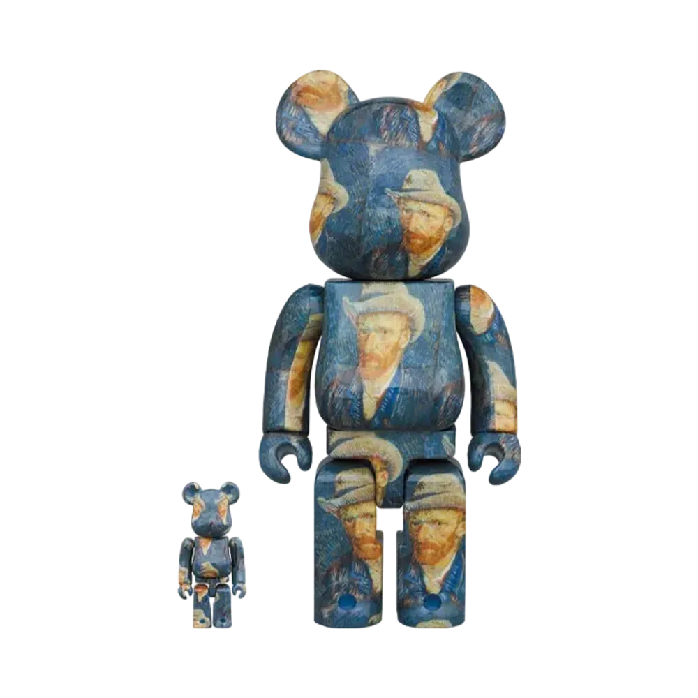 Bearbrick「Van Gogh Museum」Self-Portrait with Grey Felt Hat 100% & 400%