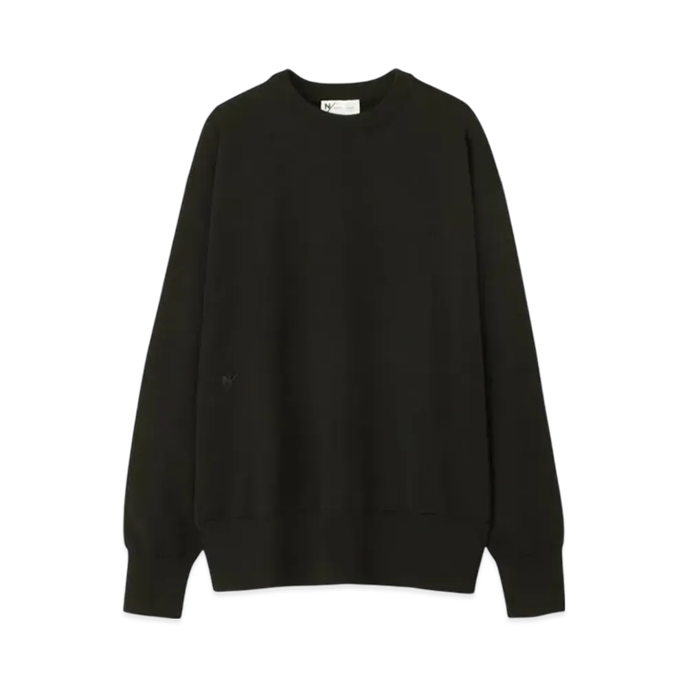 NEUTRALWORKS. Wif Knitting Long Sleeve Crew "Black"
