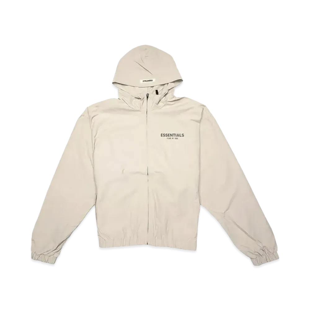 FEAR OF GOD ESSENTIALS Zip Anorak Windbreaker Jacket "Tan"