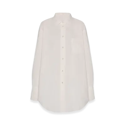 The Row Women's Ment Cotton Shirt "White"